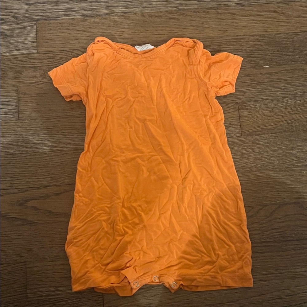 Kate Quinn Orange Kids Bodysuit